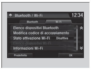 Modalità Wi-Fi (impostazione per la prima volta)