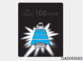 Controllo distanza da veicolo a veicolo con Cruise Control intelligente