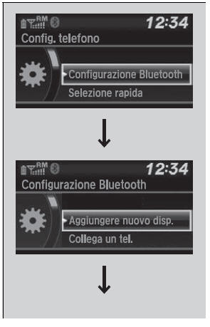 Configurazione telefono