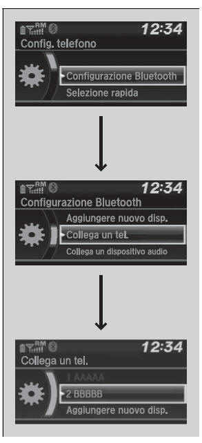 Configurazione telefono