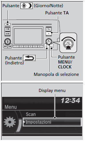 Funzionamento base dell'impianto stereo