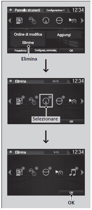 Eliminazione del contenuto