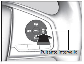 Controllo velocità di crociera adattativo (ACC)