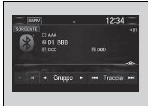 Riproduzione di file audio Bluetooth