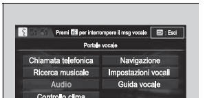 Schermata Portale vocale