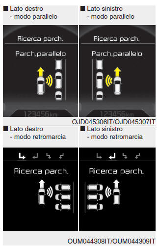 3. Cercare l'area di parcheggio (optional)