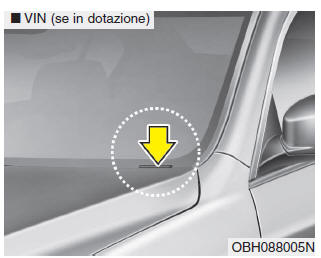 NUMERO DI IDENTIFICAZIONE VEICOLO (VIN)