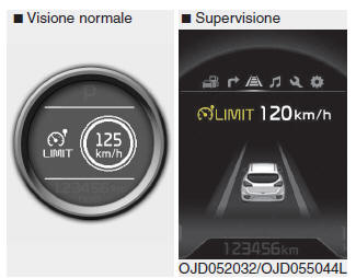 Sistema di controllo limite di velocità (se in dotazione)