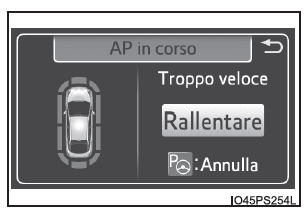 Annullamento o arresto della modalità assistenza