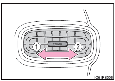 Bocchette di uscita dell'aria