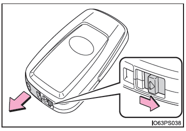 Pila della chiave elettronica