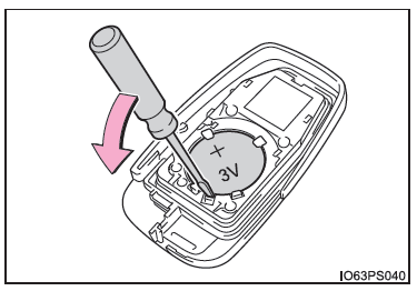 Pila della chiave elettronica