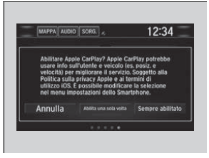 Configurazione di Apple CarPlay