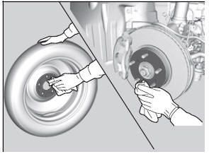 Sostituzione di uno pneumatico forato