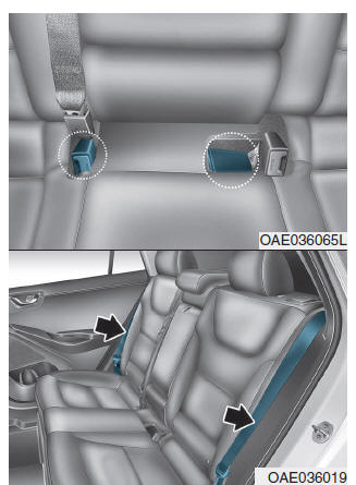 Ripiegamento del sedile posteriore (se in dotazione)