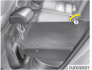 Per ribaltare cuscino e schienale del sedile posteriore (5 porte e wagon)