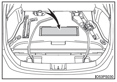 Area di stivaggio triangolo d'emergenza