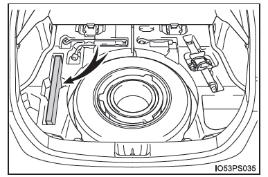 Area di stivaggio triangolo d'emergenza