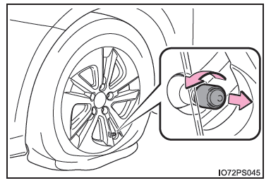 Se si fora uno pneumatico (veicoli senza ruota di scorta)
